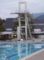 Bild: Sprungturm von Weitem