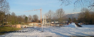 Schwimmbad während dem Umbau - hinten, Feb09